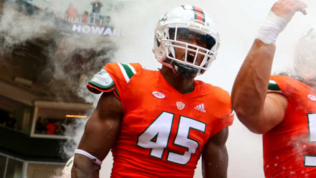 Miami defensive end 2022 - at UCLA prior to that